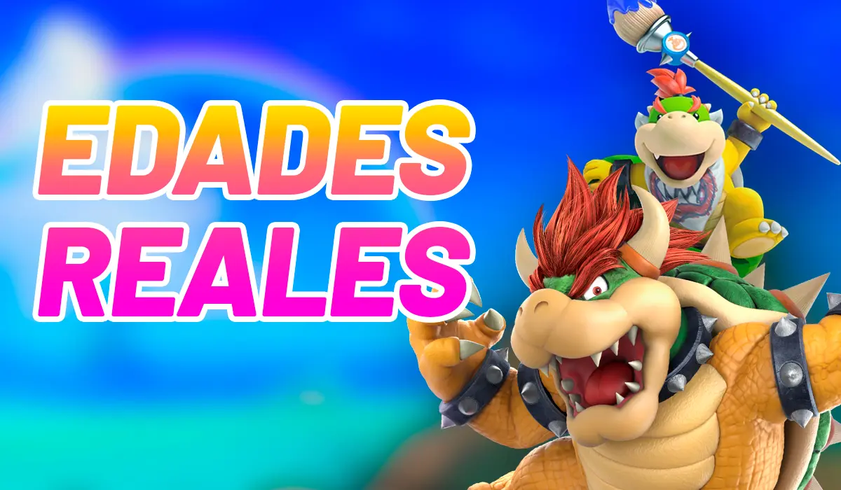 Destacada Nintendo confirma edades Bowser y Bowsy