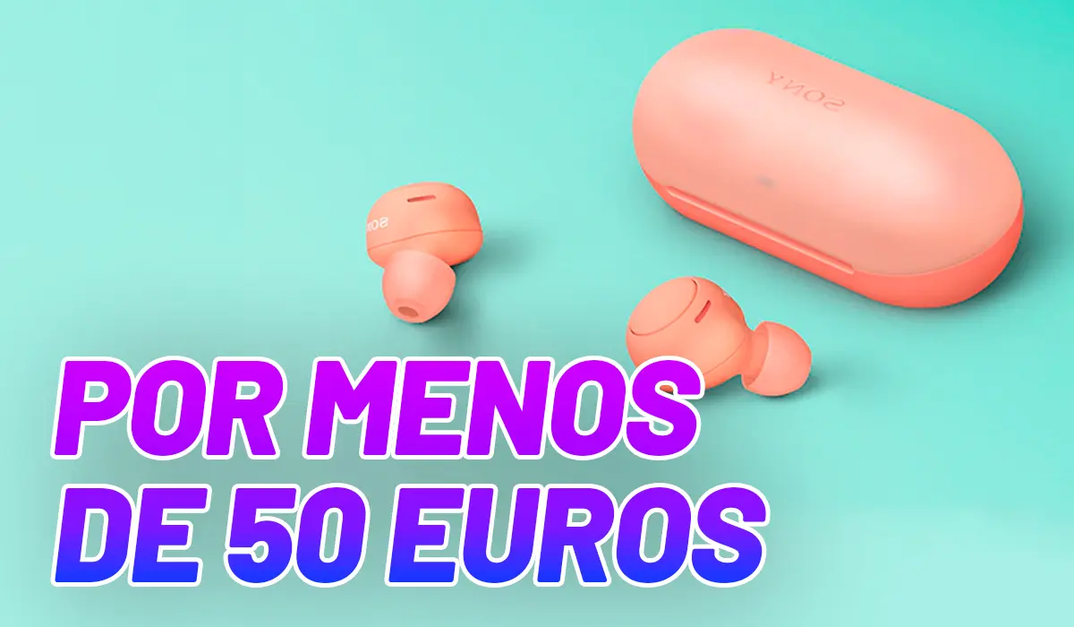 Destacada por menos de 50 euros auriculares Sony WF-C500