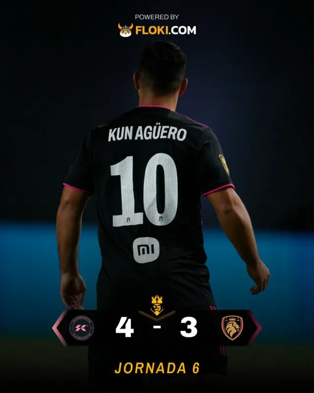 kun agüero en el Kunisports vs Ultimate Móstoles de la Kings League