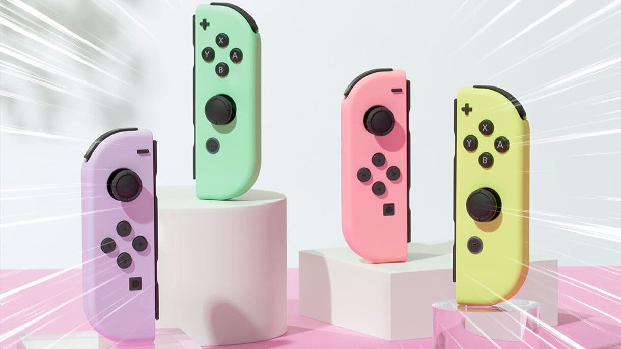 joy-con pasteles nintendo switch