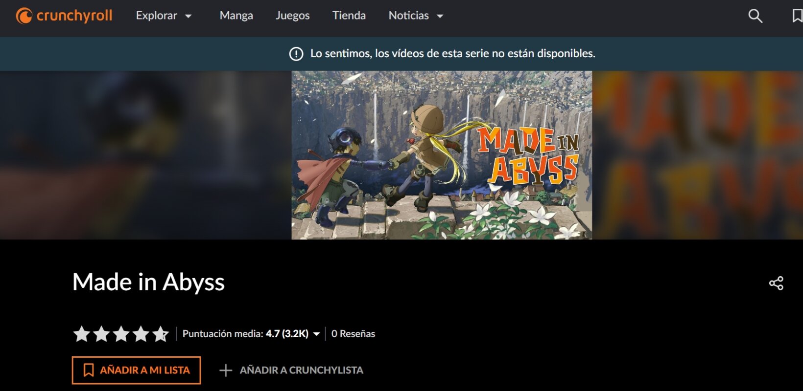 Made in Abyss ¿Crunchyroll, Netflix? Te explico dónde ver el anime al completo