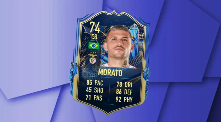 Imagen de FIFA 23: llegó Morato TOTS gratuito de plata con números cercanos a los de centrales de primer nivel