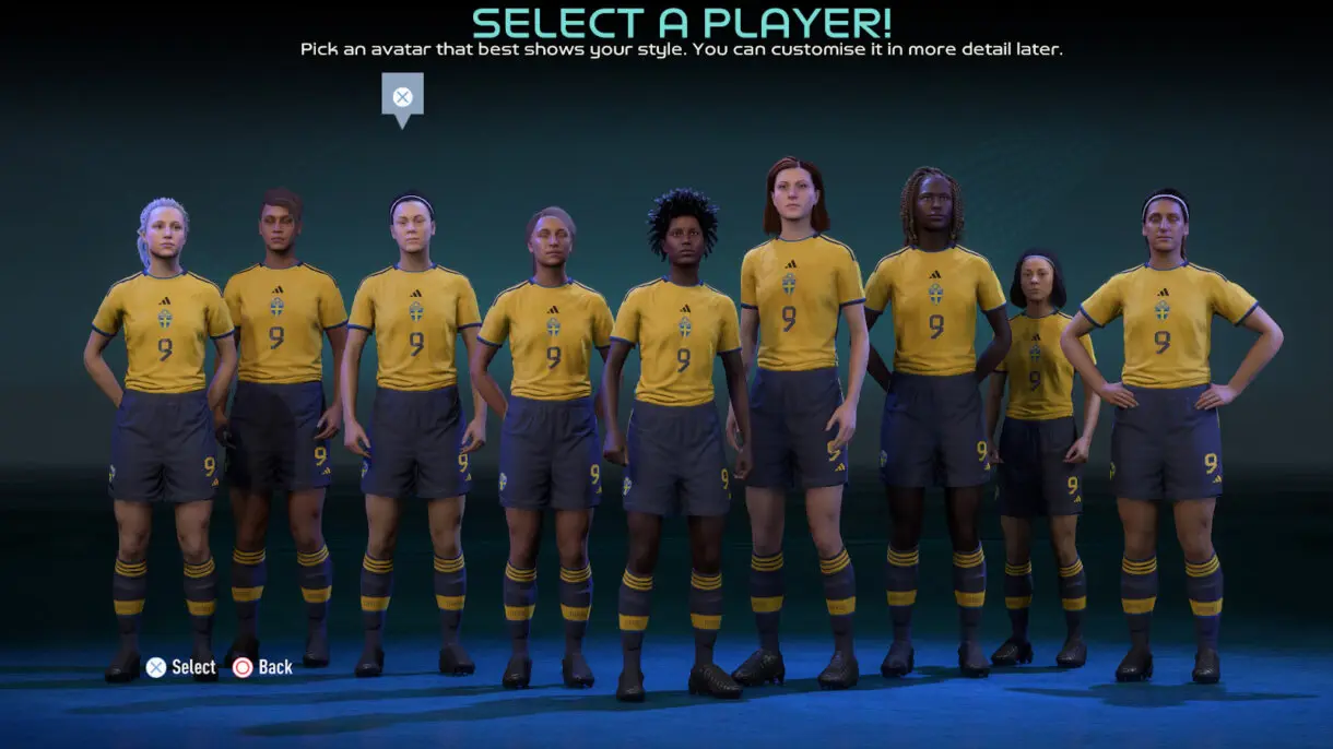 Imagen con muchos avatares diferentes para seleccionar a uno de ellos