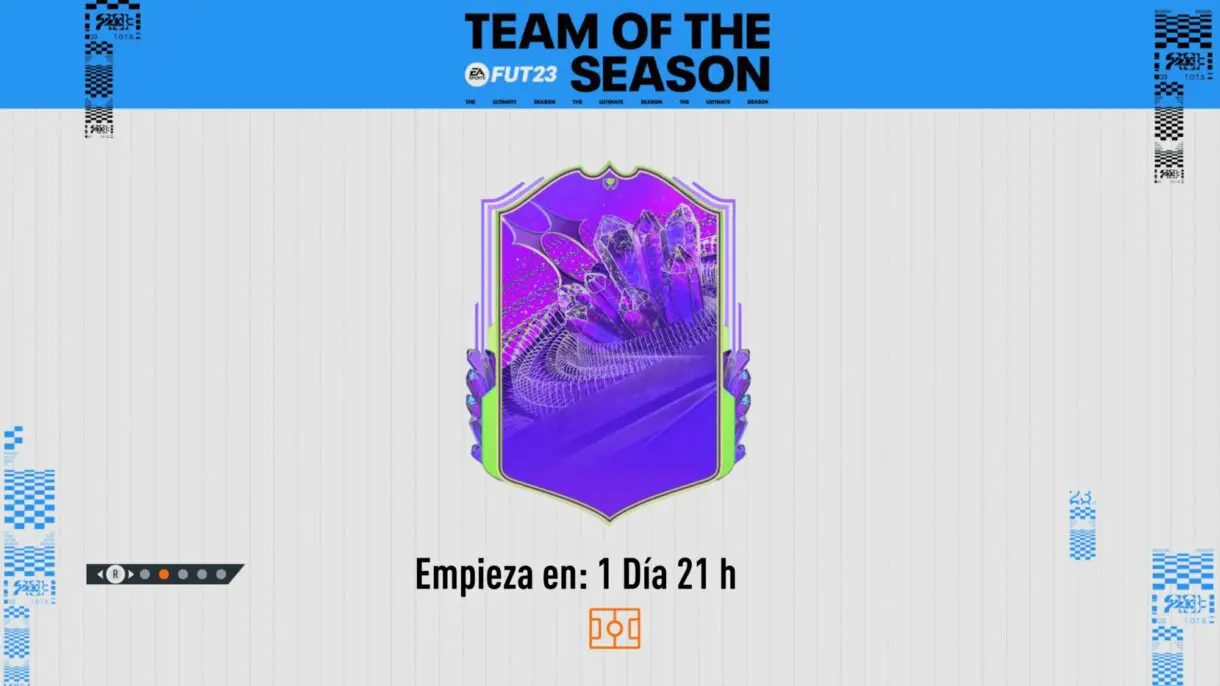 Pantalla de carga FIFA 23 Ultimate Team con un nuevo diseño de carta