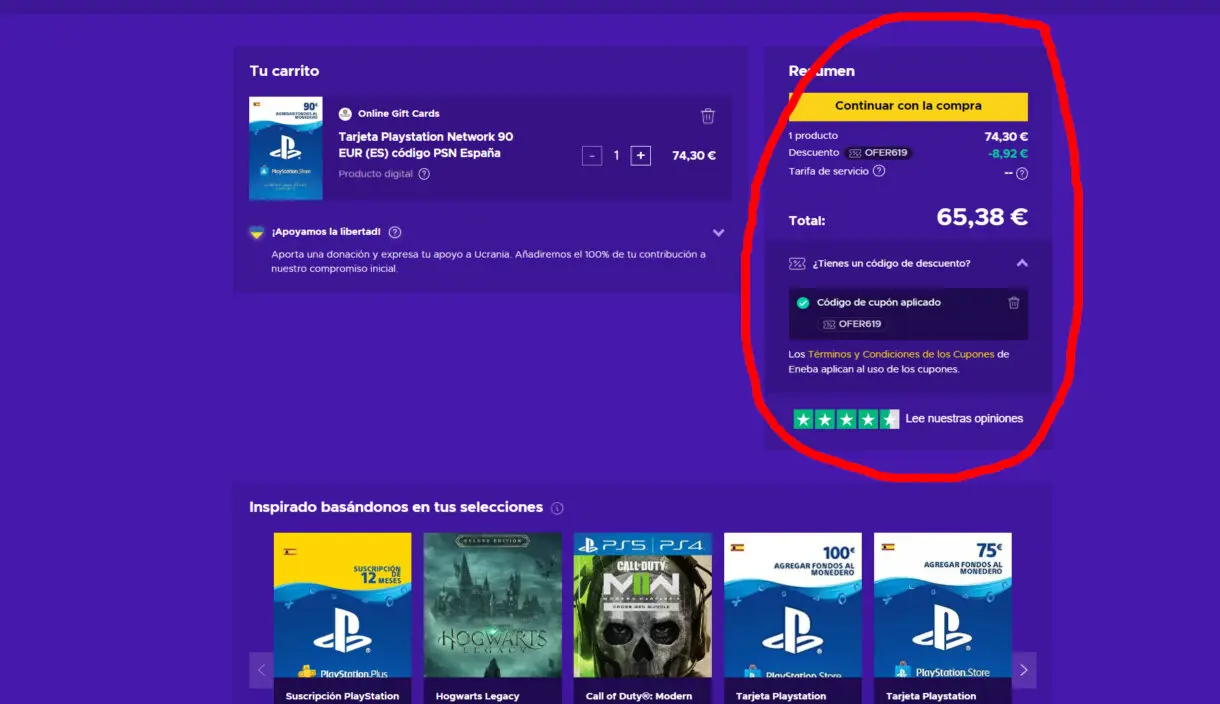 PS Store oferta