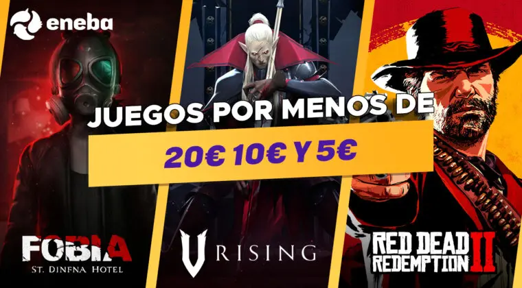 Imagen de Juegos en oferta por menos de 20€ y menos de 10€ en los descuentos de Eneba