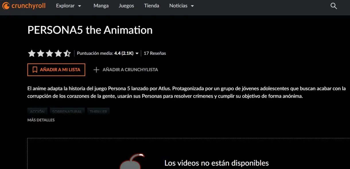 persona 5 the animation