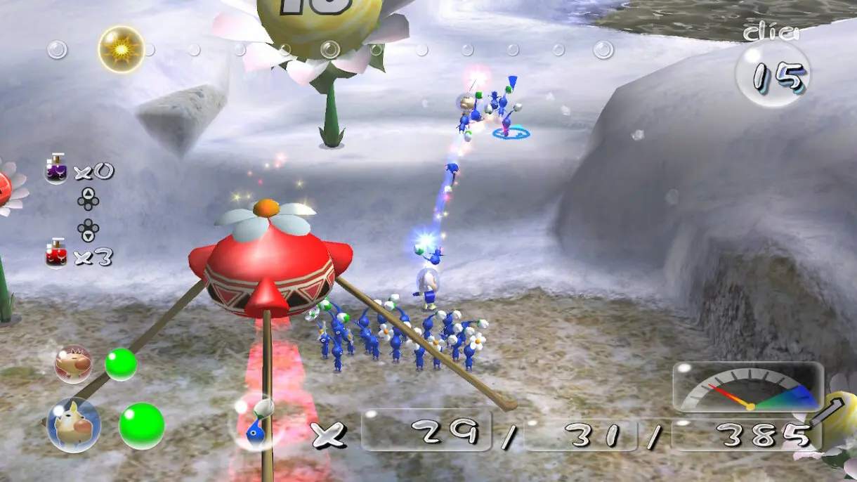 Pikmin 1 + 2 trabajo en equipo