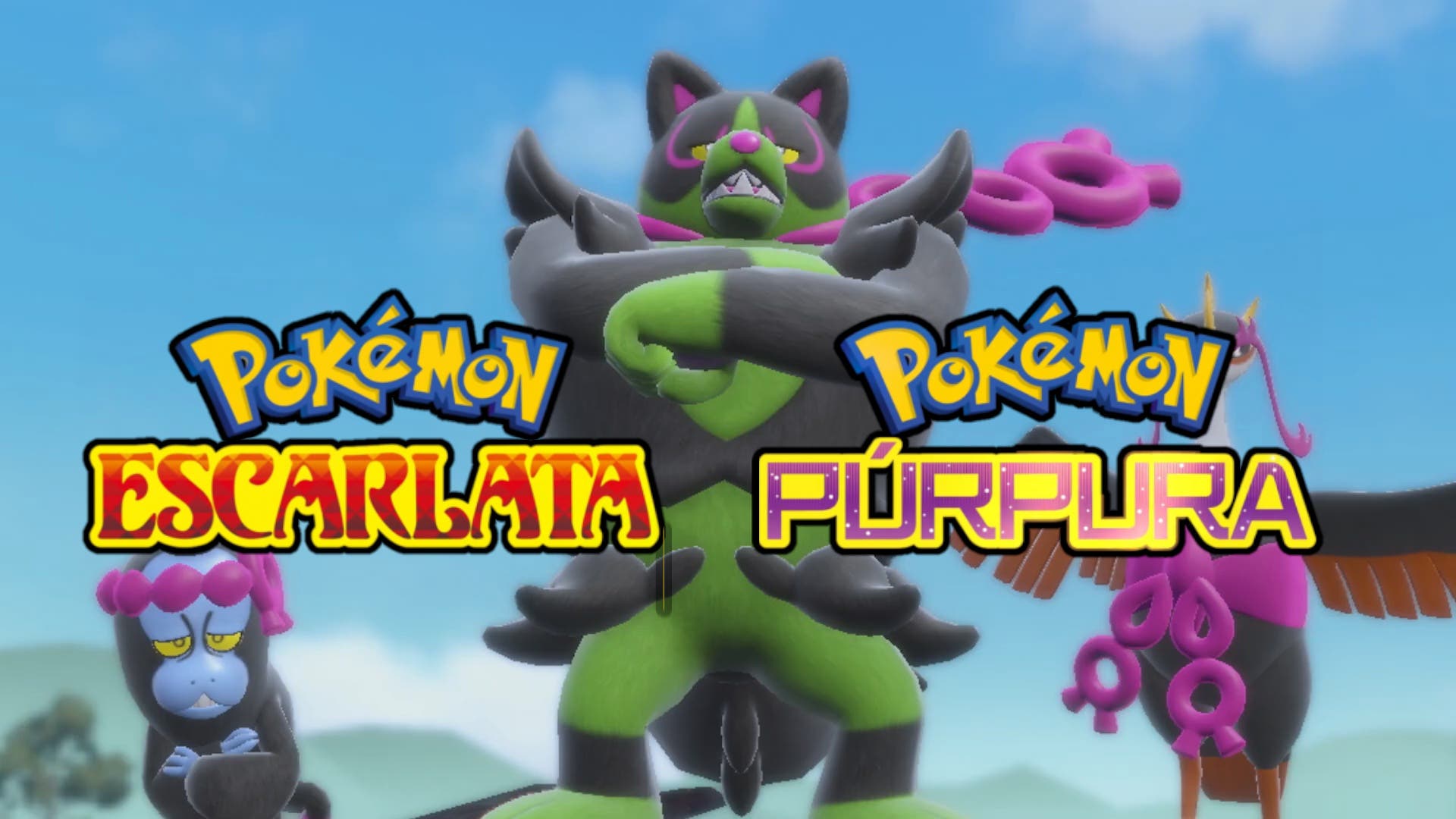 Pokémon Escarlata y Púrpura muestra a los dos nuevos legendarios