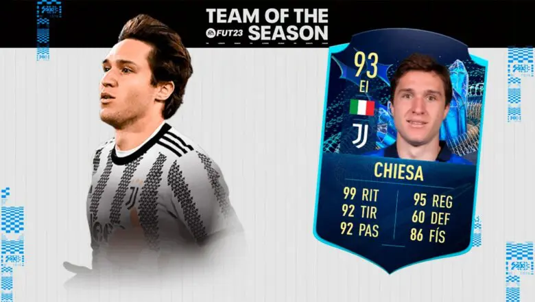 FIFA 23 Ultimate Team SBC Chiesa TOTS Moments