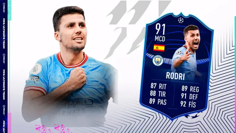 FIFA 23 Ultimate Team SBC Rodri UCL MOTM