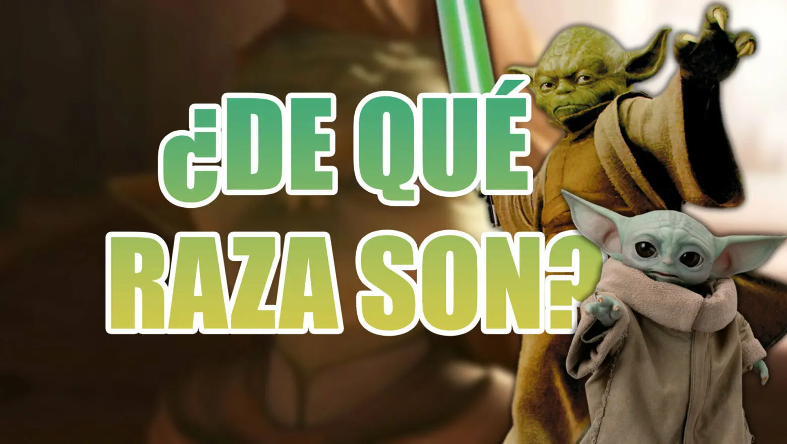 raza yoda grogu Star Wars