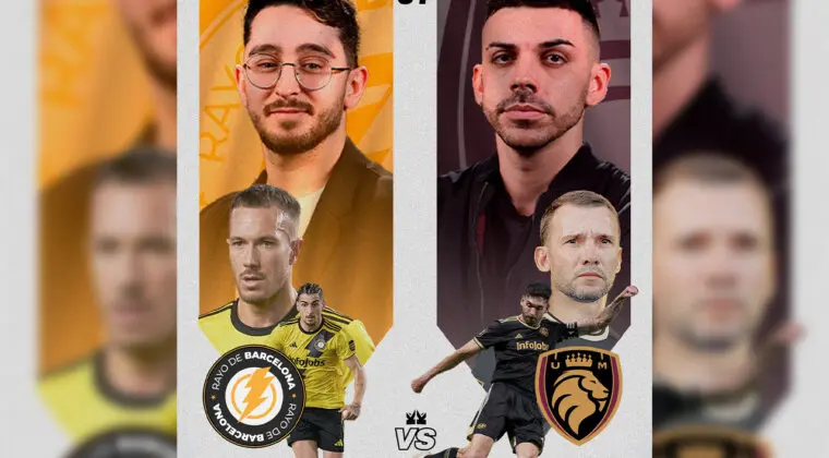 Imagen de Kings League Jornada 7: Rayo de Barcelona vs Ultimate Móstoles resultado, resumen y detalles del partido ¡Juega Andriy Shevchenko!