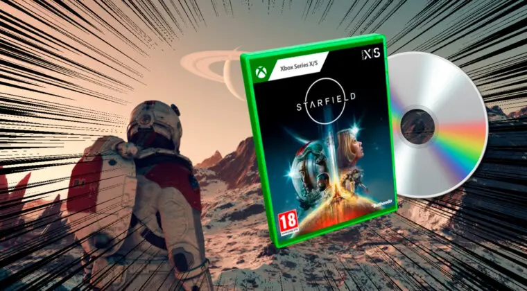 Imagen de Starfield en su versión física: disco asegurado para Xbox, pero los usuarios de PC no lo tendrán