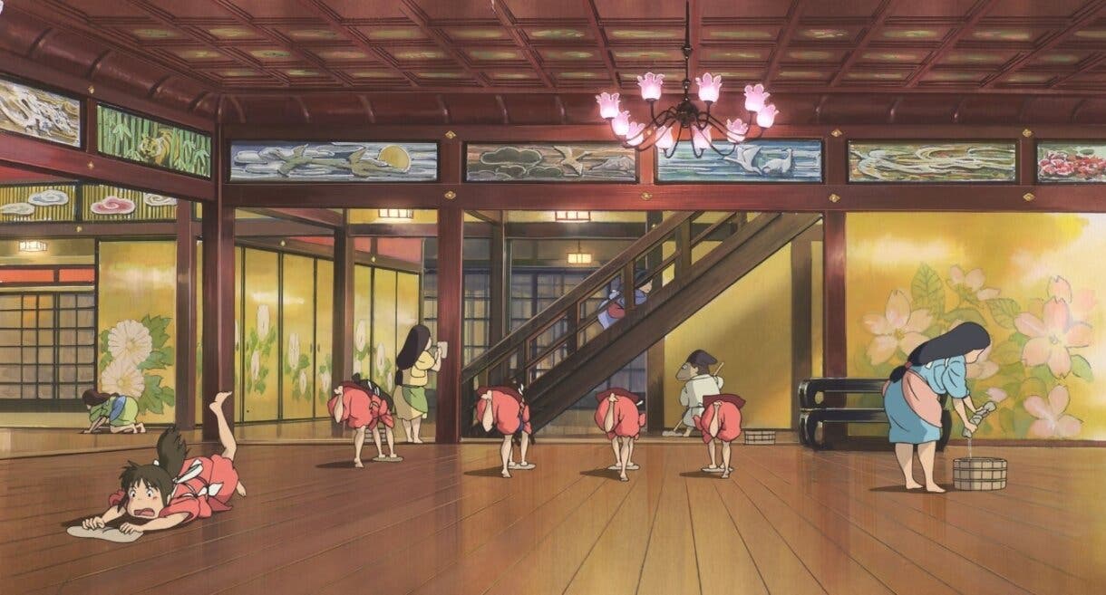 Studio Ghibli el viaje de Chihiro casa de baños