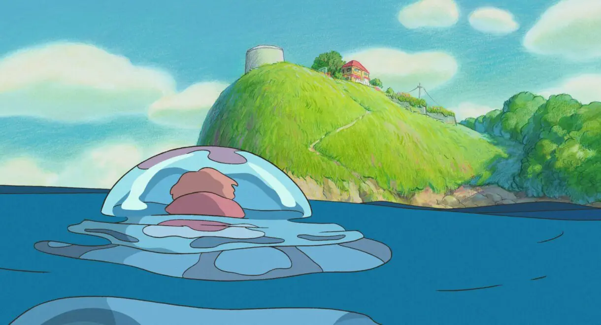 Studio Ghibli Ponyo casa de Sosuke