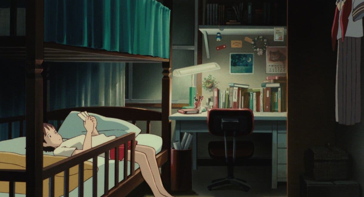 Studio Ghibli Susurros del Corazon habitacion Shizuku