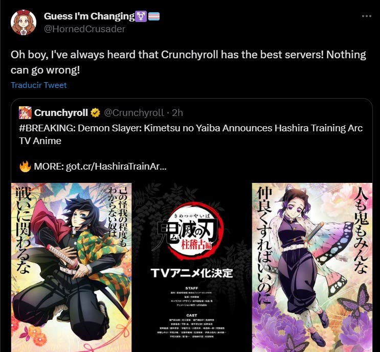 Demon Slayer: Kimetsu no Yaiba Swordsmith Village Arc' en latino:  Crunchyroll se queda con el doblaje en exclusiva para México