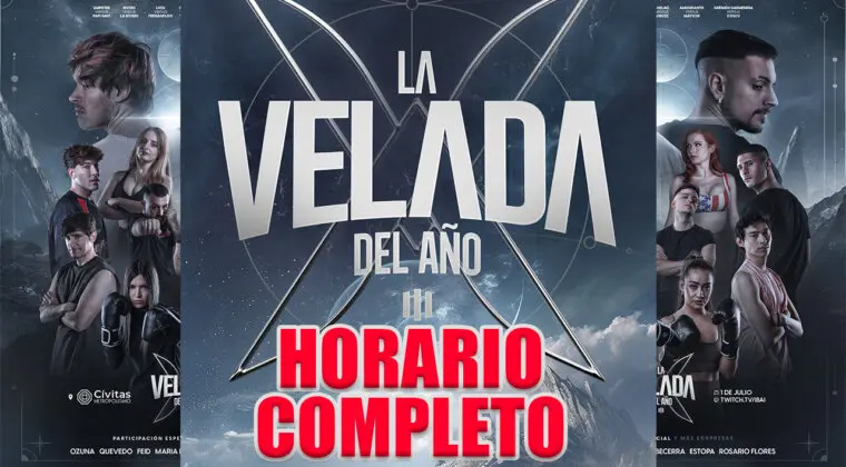 Imagen de La Velada del Año 3: ¿A qué hora comienza cada combate? Horario de la alfombra roja y actuaciones