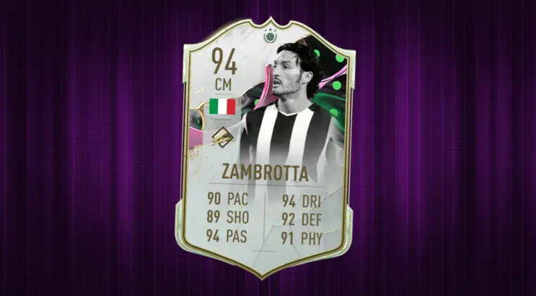 Imagen de FIFA 23: review de Zambrotta Icono Metamorfo. ¿Gran carta o poco especial?