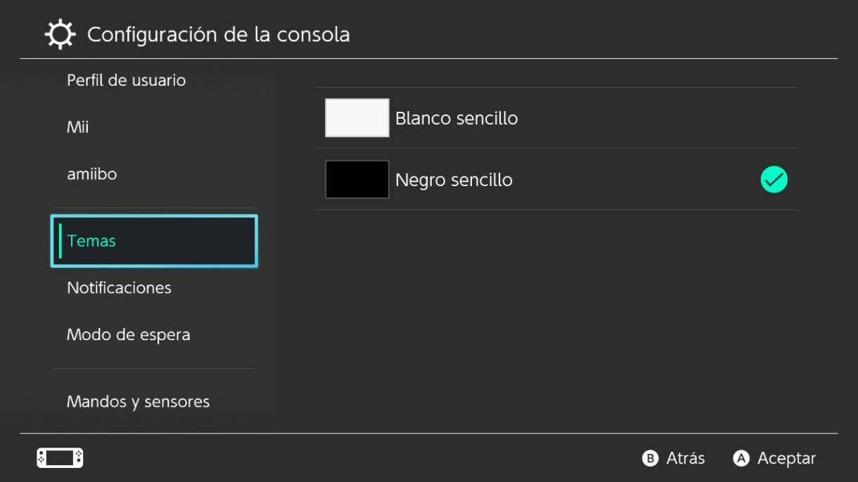 Imagen Temas Nintendo Switch