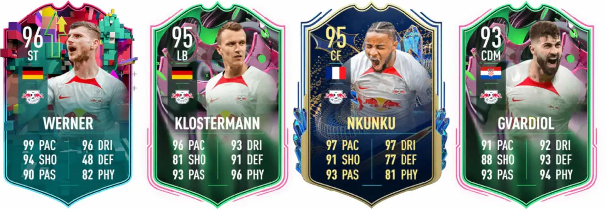 Principales cartas RB Leipzig FIFA 23 Ultimate Team