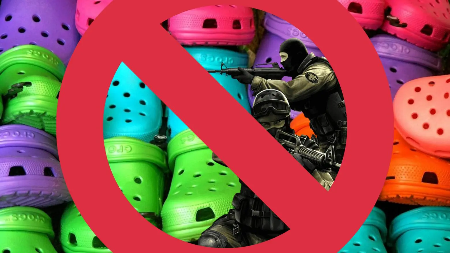Crocs Prohibidas Counter