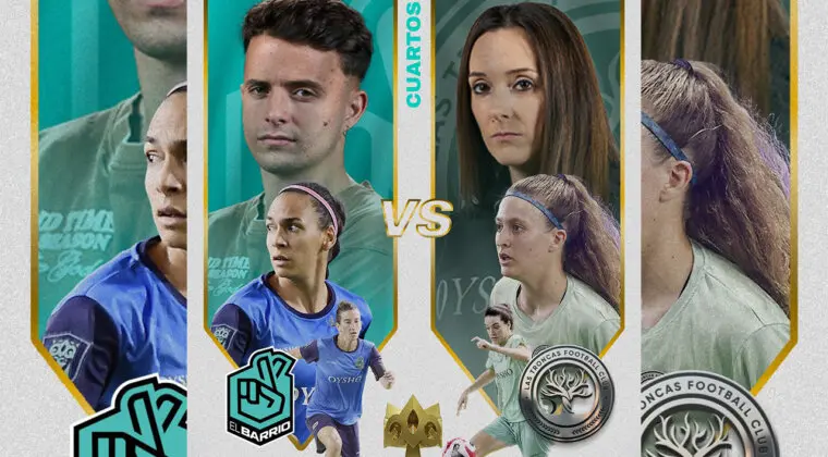 Imagen de Playoffs Queens League: El Barrio vs Las Troncas FC en los Cuartos de final