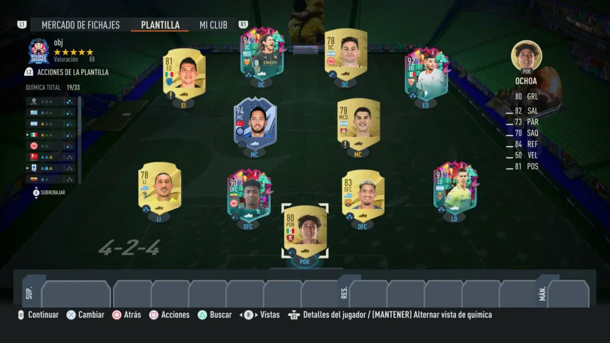 Once FIFA 23 Ultimate Team con cartas para superar muchos objetivos Sube de Nivel a la vez