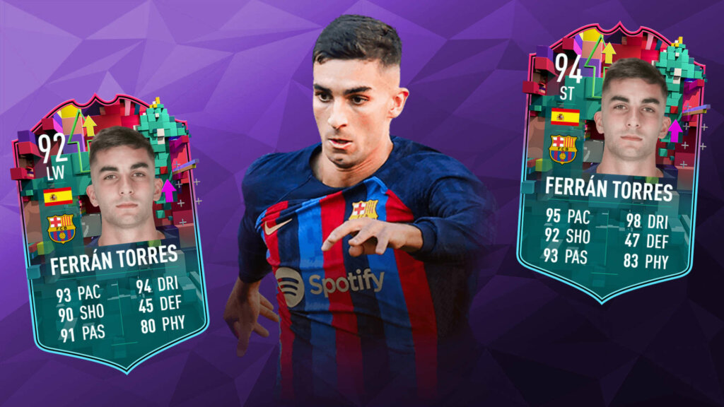 ferran torres sube de nivel sbc fifa 23