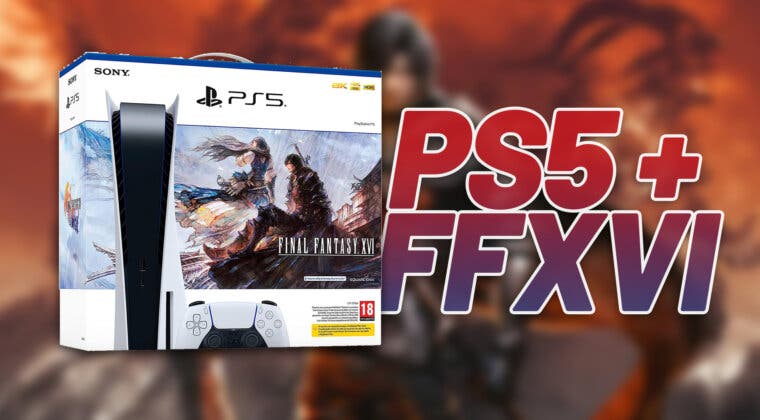 Imagen de Compra el pack de PS5 con lector y Final Fantasy XVI a un precio de escándalo gracias a este ofertón