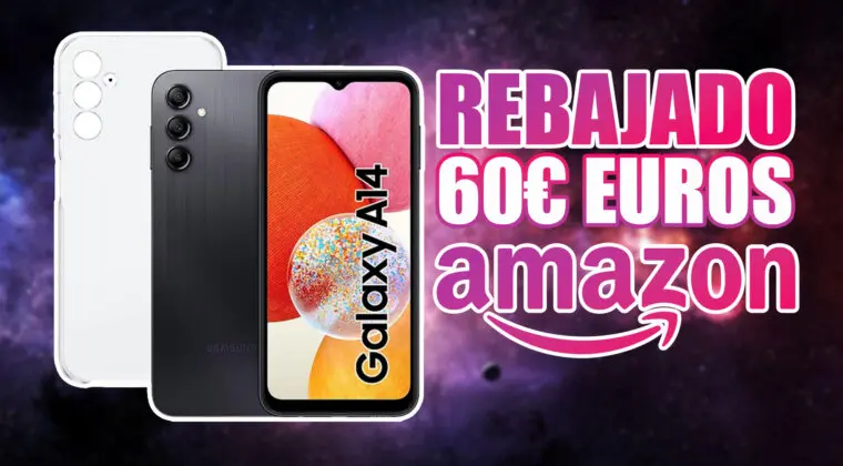 Imagen de Llévate un Samsung Galaxy A14 por 60 euros menos en Amazon