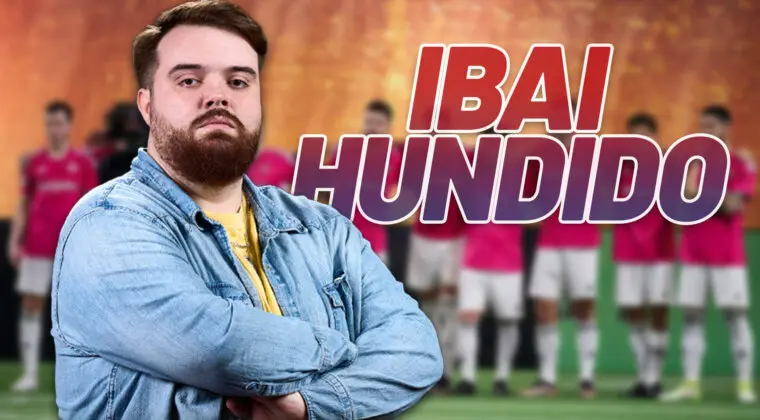 Imagen de Ibai Llanos, hundido tras la derrota de Porcinos FC en la Kings League