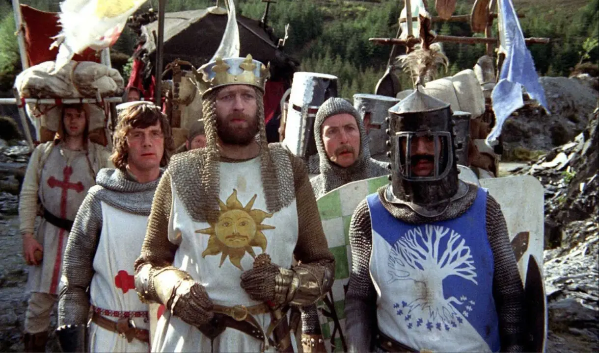 Los caballeros de la mesa cuadrada, de Monty Python.