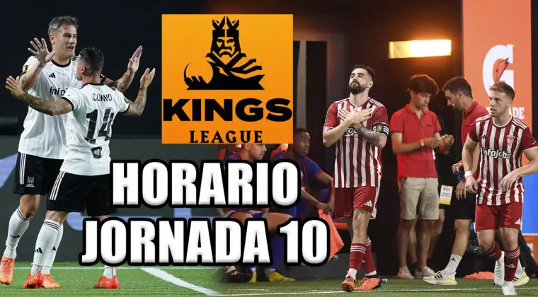 Imagen de Horario Kings League Jornada 10: Partidos y cómo puede entrar en playoffs cada equipo