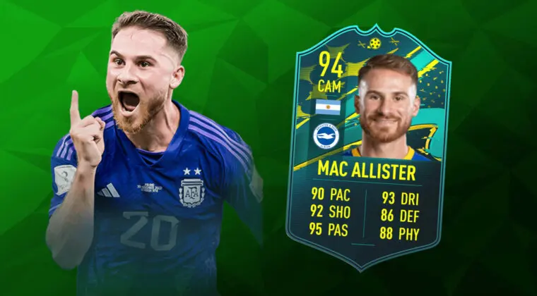 Imagen de FIFA 23: ¿Merece la pena Alexis Mac Allister Moments? (Jugador SBC)