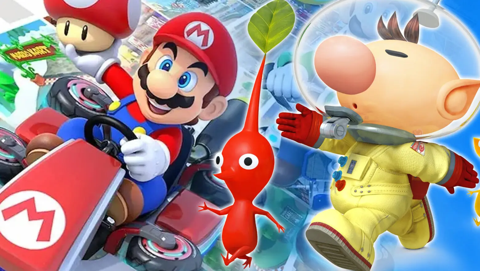 mario kart 8 deluxe pikmin olimar