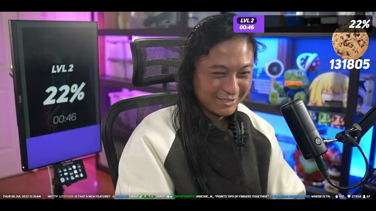 Nutty en su streaming