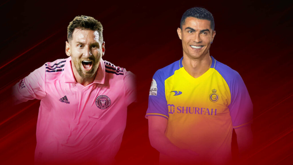 messi y cristiano ronaldo en ea sports fc 24