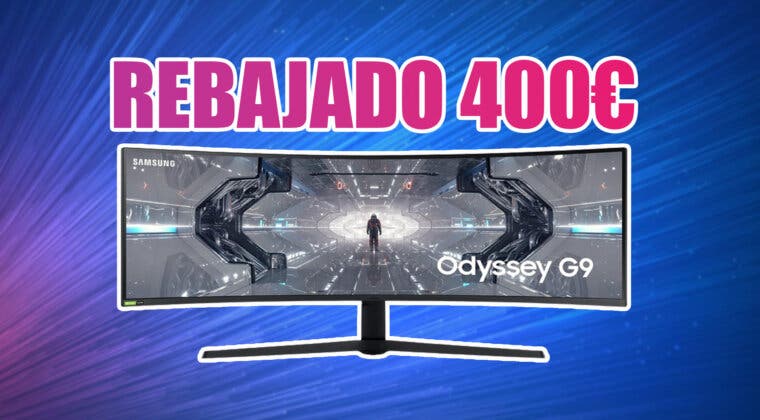 Imagen de Ahorra 400 euros en este monitor curvo gaming Samsung Oydssey de 49 pulgadas