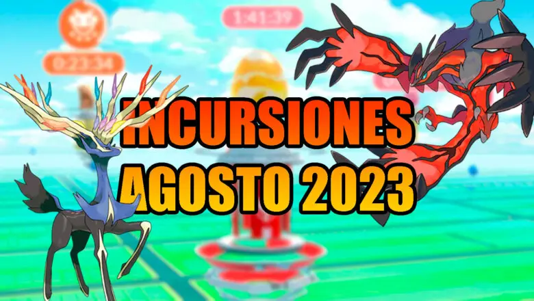 Pokemon GO Incursiones agosto 2023