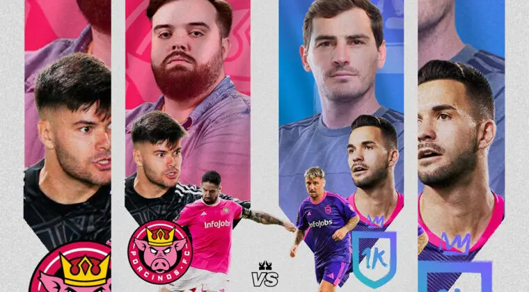 Imagen de Kings League Jornada 10: Porcinos FC vs 1K FC resumen y resultado del Ibai contra Iker Casillas