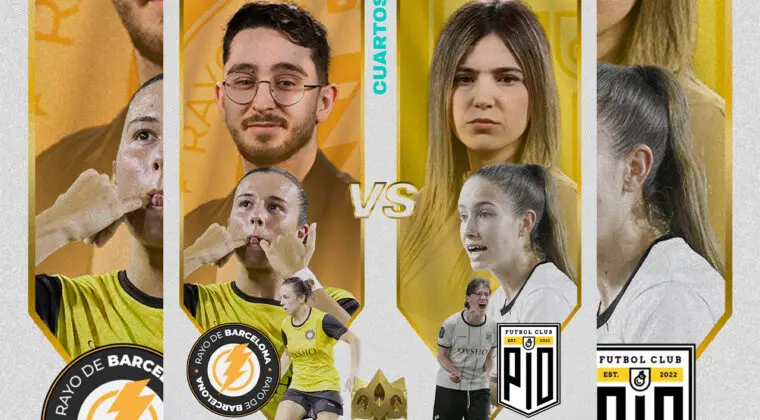 Imagen de Playoffs Queens League: Rayo de Barcelona vs PIO FC en los Cuartos de final