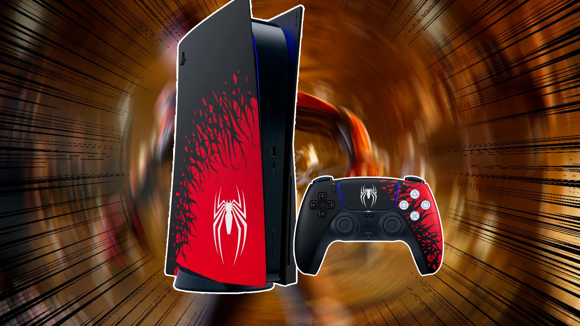 Playstation 5 Mando DUALSENSE Edición Limitada Marvel's Spider Man