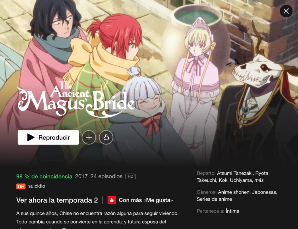 The Ancient Magus Bride en Netflix