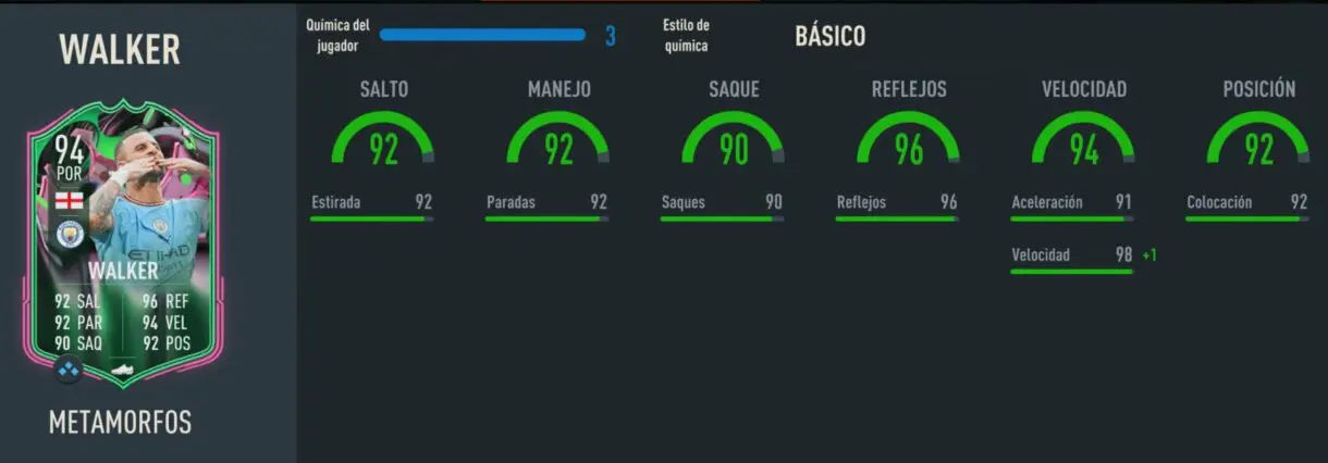 Stats Walker Metamorfos FIFA 23 Ultimate Team