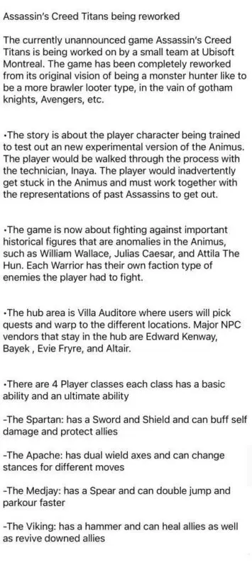 Assassin’s Creed Titans