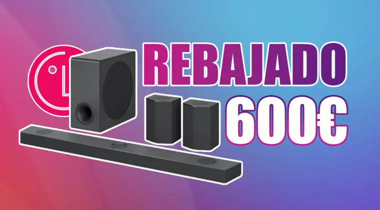 Imagen de Disfruta de un audio de cine y ahorra 600 euros en la barra de sonido LG + altavoces traseros