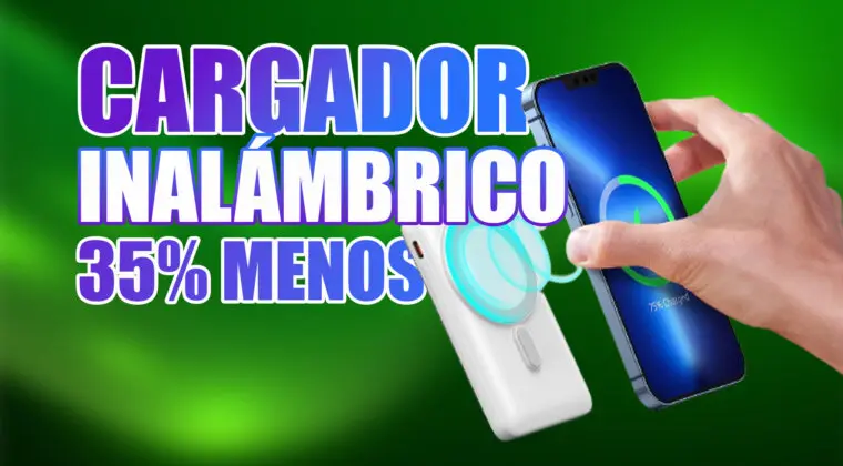 Imagen de Soporte magnético para iPhone con carga rápida inalámbrica rebajado un 35%