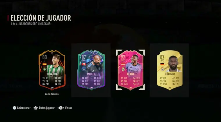 Imagen de FIFA 23: vuelve la Elección de jugador 87+ y ya no pide IF o TOTS. ¿Ahora es más interesante?